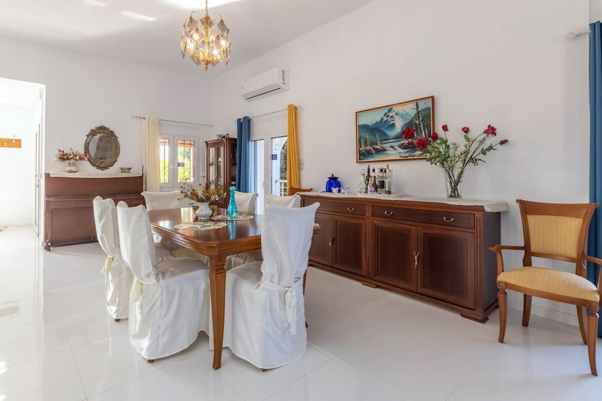 Amazing Villa Chrysanthi With Private Pool In Heraklion Epano Vathia Exteriör bild